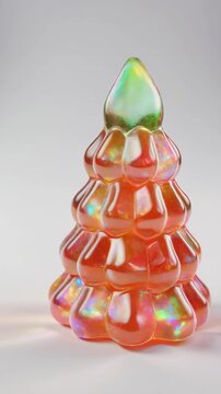 キラキラグミのクリスマスツリー