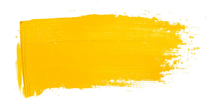 Abstract watercolor grunge background with orange and yellow paint brush strokes on paper texture featuring gold ink splat design and artistic vector pattern backdrop