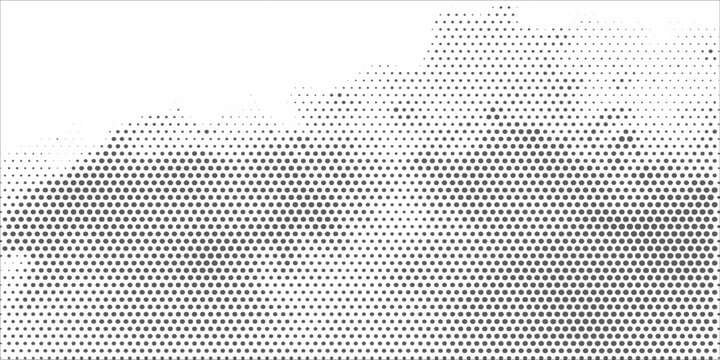Abstract dotted vector background. Halftone effect. Circle dotted background or icon. Spiral with perspective modern