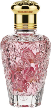 Rose Scented Perfume in Ornate Glass Bottle