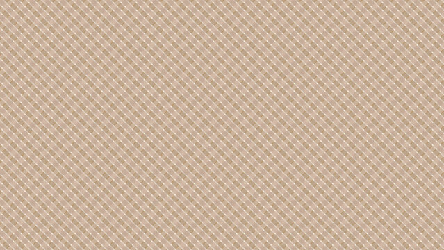Abstract seamless geometric pattern featuring a tan and white diagonal lattice grid perfect for modern technical textiles and minimalist wallpaper backdrops