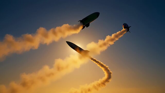 America Israel Iran Rockets Launch Geopolitical Conflict