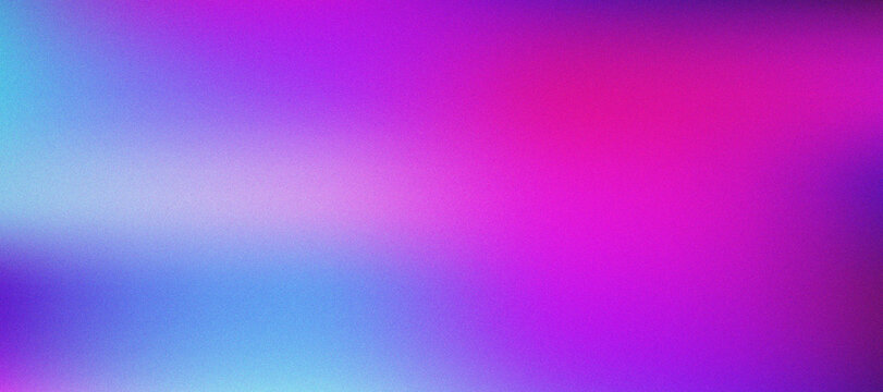 Cyan to magenta duotone gradient background with soft grain texture