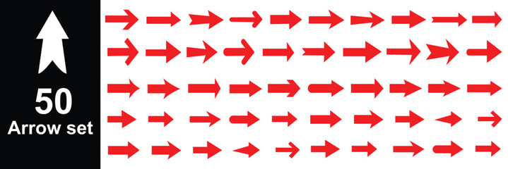 Obraz premium Arrows big black set icons. Arrow icon. Arrow vector collection. Arrow. Cursor. Collection different arrows sign. Modern simple arrows. Black arrow pointing to the right. Vector arrow