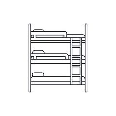 Set of modern house and furniture vector illustration icon design