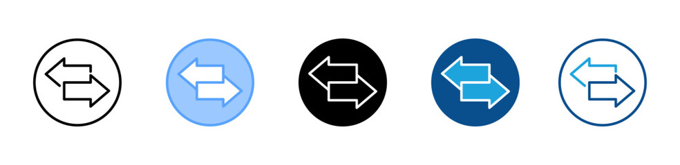 Arrows icon multiple style and collection © malikha