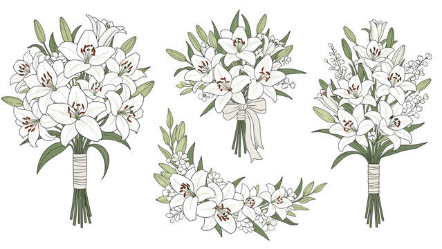 Clipart Lilies Images  Browse 48,033 Stock Photos, Vectors, and Video |  Adobe Stock