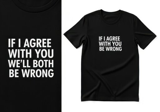 Funny t-shirt with humorous sarcastic quote design
