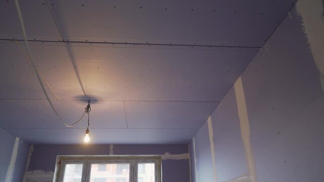 Suspended ceiling installation: lighting fixture placement
