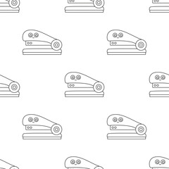 outline stapler seamless pattern