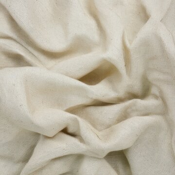 Raw silk texture (Silk Noil), nubby and slightly rough natural texture, matte finish, cream color