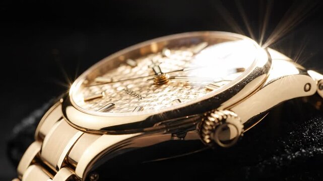 Elegant Gold Watch - A Timeless Symbol of Luxury and Precision.