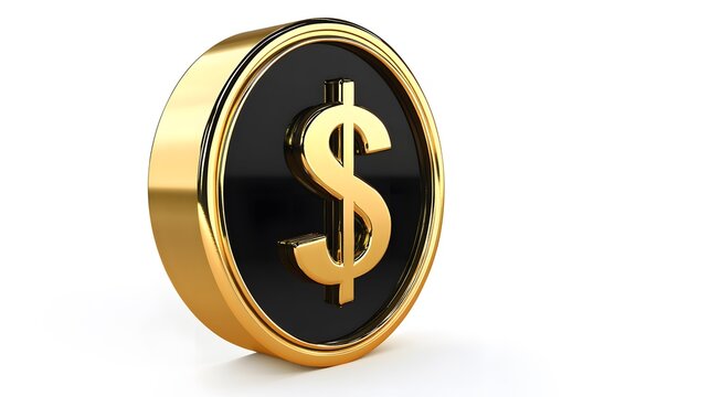 High gloss coin emphasizing monetary symbol craftsmanship high resolution picture