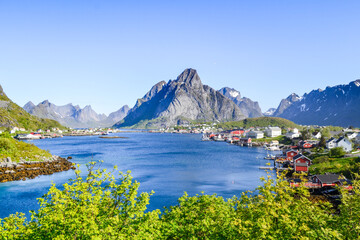 Obraz premium Bodo and Lofoten Islands, Norway