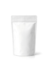 White refill pouch standing upright, mockup template