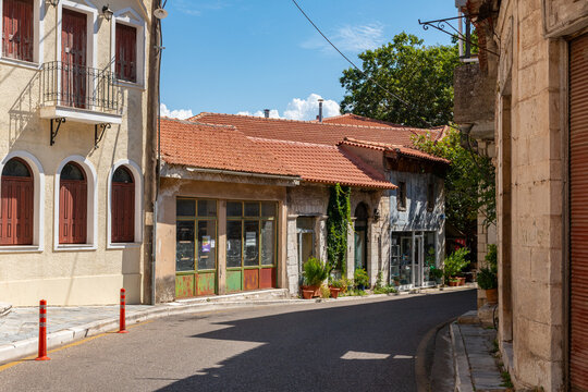 Andritsaina village view in Arcadia, Greece