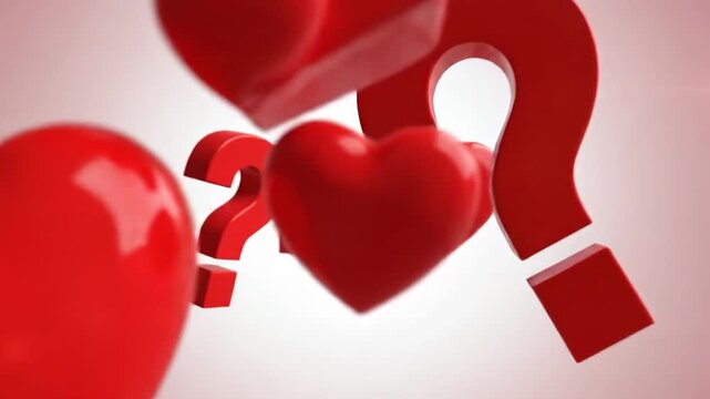Love and Question Marks - A Romantic Concept.