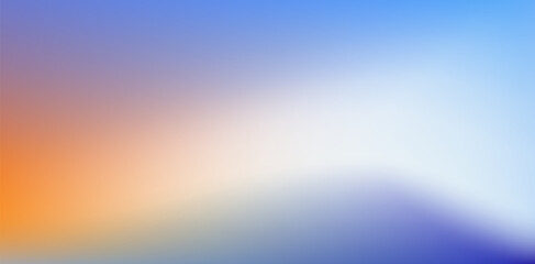 Obraz premium Blurred color gradient background, abstract blue orange grain gradation texture, vector soft white yellow texture abstract background