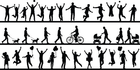 Black silhouette of a rocket launching into space with clouds and stars, startup success and innovation concept icon, isolated set, © Empowerment angle 