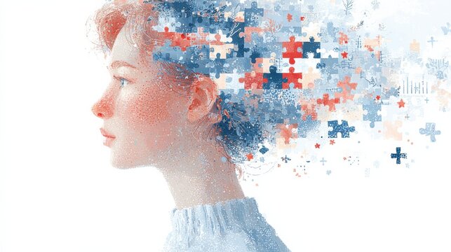 Psychological study of human brain functions and cognitive activity.