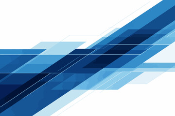 Polígonos geométricos futuristas en azul © Daniel