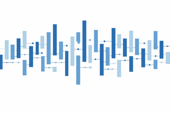 Flujo de datos en azul