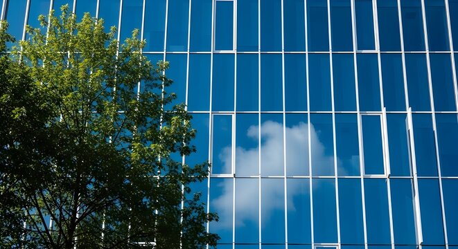 Edificios verdes sostenibles.
 edificios respetuosos con el medio ambiente objetivos de construcci&oacute;n de rascacielos verdes, medio ambiente, cero emisiones netas, sostenibilidad con &aacute;rboles para reduci