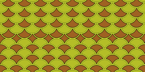 Fish scales pastel seamless pattern, background,Wall paper, gift wrapping © IKMAl NURMAULIDI