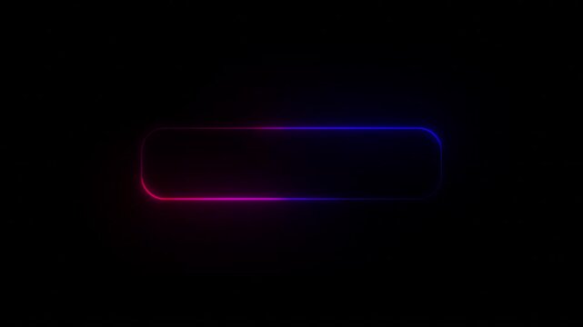 Digital Search Bar with Neon Glow input empty field text box