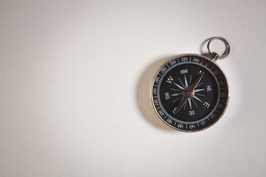 compass with the black background