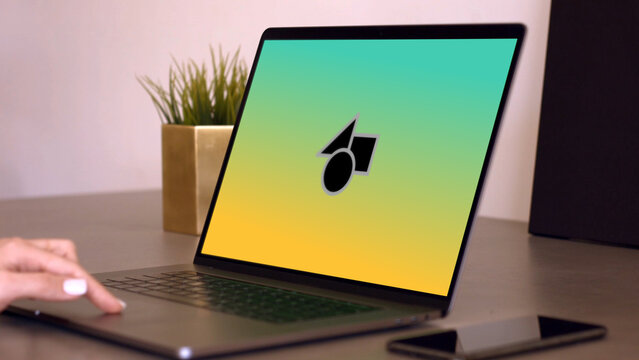 Laptop 12 Static &ndash; High Detail Notebook Screen Presentation, Modern Desktop Display Animation, Website and App UI UX Interface Showcase Template