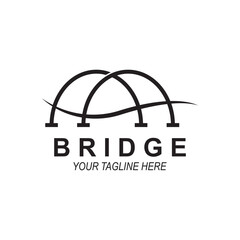bridge Logo Template vector icon illustration
