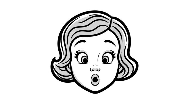 funny cartoon skull face mask illustration of a smiling evil character with big teeth and eyes in black vector style