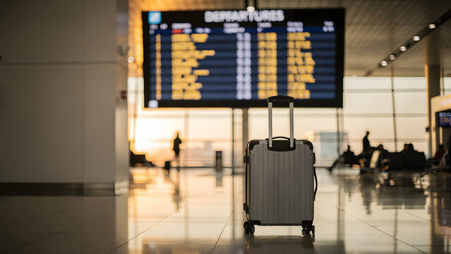 Airport Travel Disruption Concept