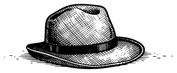 Soccer ball in grass field with silhouettes of players © Logan