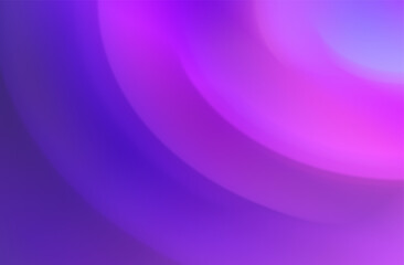 A vibrant purple and pink gradient background with concentric circles
