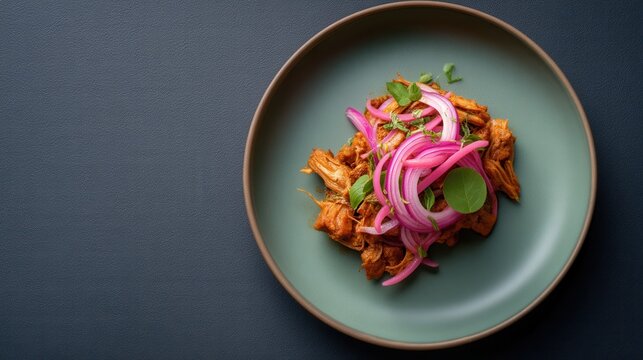Yucatan Pibil Pork W/ Crimson Onions