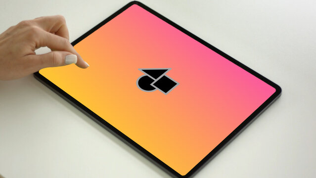Tablet 6 Scroll Double &ndash; High Detail Touchscreen Device Presentation, Modern Screen Animation, Website and App UI UX Interface Showcase Template