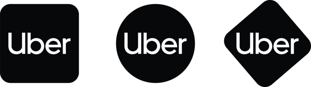 Uber Logo Icon Set 
