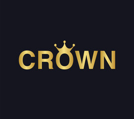 Obraz premium Crown logo