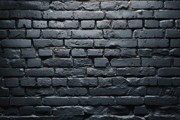 Dark and Grungy Brick Wall Texture Background.