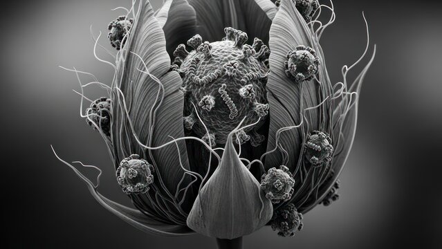 Scanning Electron Micrograph Of Diatom.
