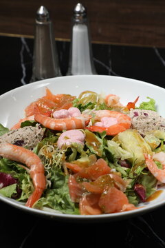 crevette salade
