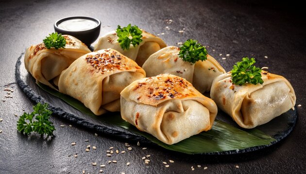 delicious homemade mutaki on stone surface