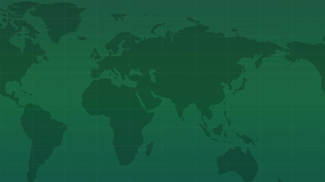 rolling news map, world global map scrolling across the screen, motion backdrop for 24 hour television network news channel production.  Earth science technology 4K