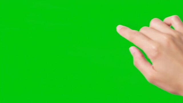 Hand waving hello slowly in a VIDEO gesture isolated, subtle wrist movement, close-up shot