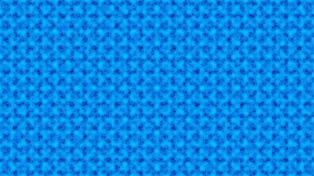 A vibrant blue patterned background with repeating geometric shapes, viewed from a straight-on perspective, showcasing a uniform texture
