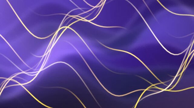 Abstract Purple Background with Wavy Lines.