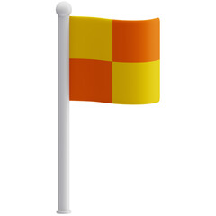 3D Corner Flag © Azam Creative