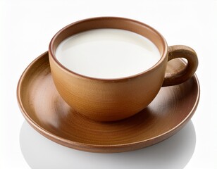 cup of milk isolated